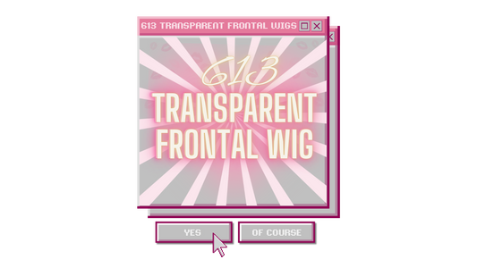 613 Transparent Frontal Wig  |Straight Styles