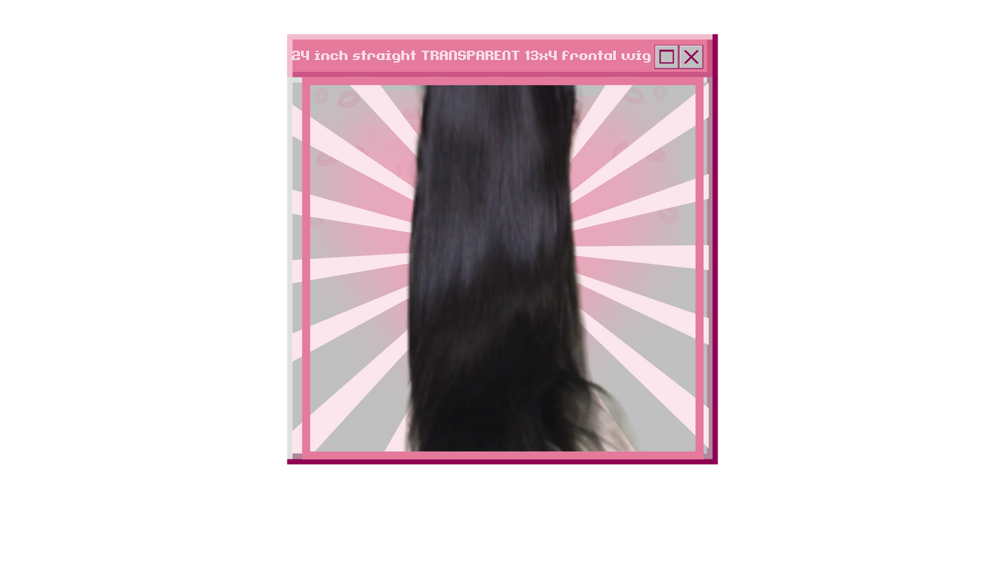 Transparent Frontal Virgin Wig | Straight Styles