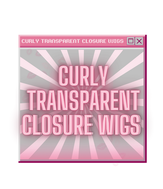 Transparent Lace Closure Wigs | Curly